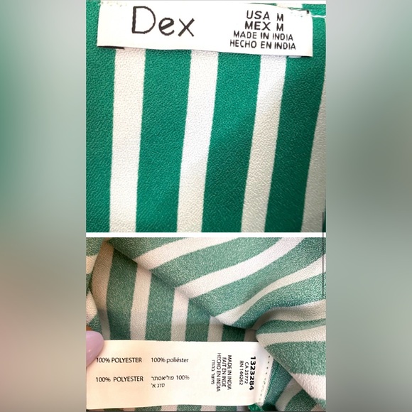 DEX Women's Striped Button Down Camisole - Picture 3 of 5